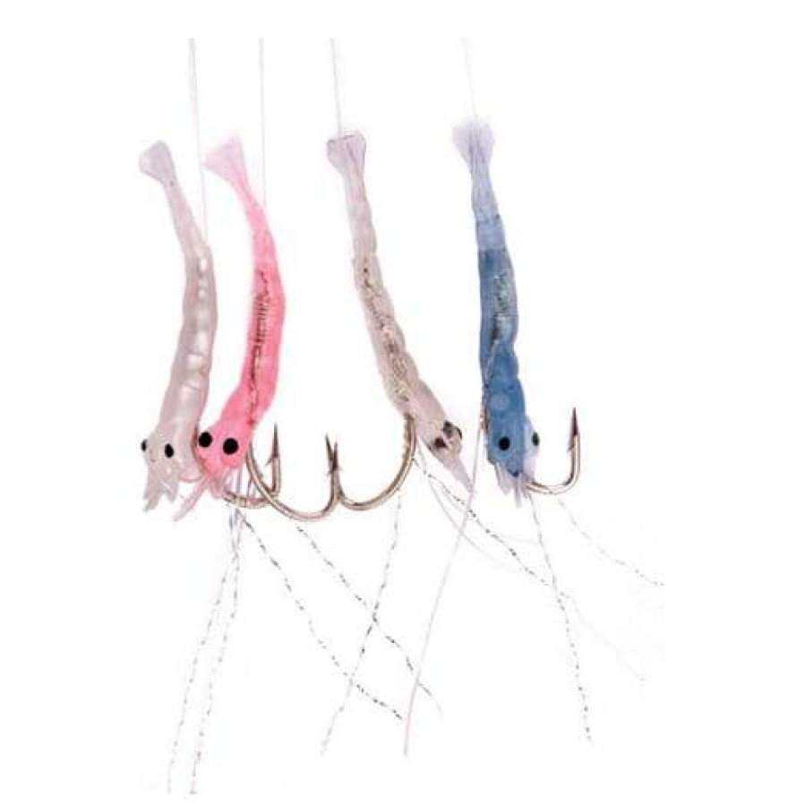 Saltwater * | Online Eagle Claw L945 Multi-Coloured Sabiki Shrimp Rig