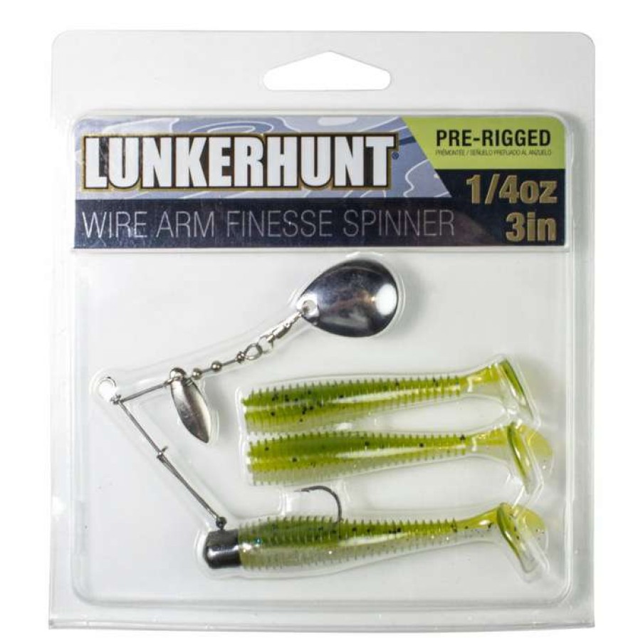 Soft Baits * | Clearance Lunkerhunt Wire Arm Finesse Spinnerbait Kit